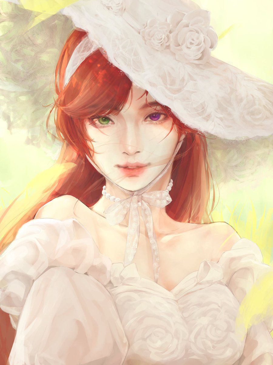 Remedy85141846's tweet image. Commission Profile picture - FULL BLOOM ⚠️copyright warning #digitalart #portrait #paintings #victoria #vintage
