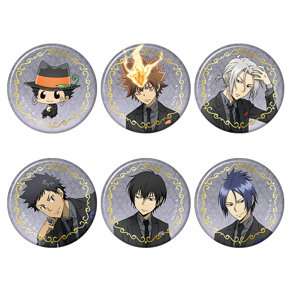 家庭教師ヒットマンREBORN! 獄寺隼人 キャラバッジコレクション　レア コレイズで予約開始！ 家庭教師ヒットマン REBORN！_箔押しキャラ
