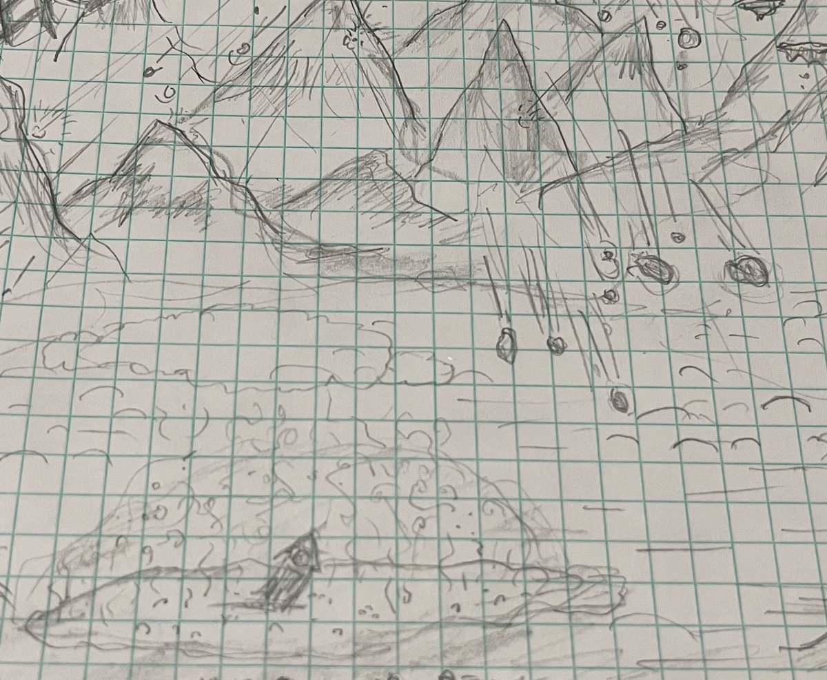 VALiant573's tweet image. Ended the night drawing some #ttrpg map concepts. They’re always good enough for a real cartographer to do something with. #dnd #ttrpg
