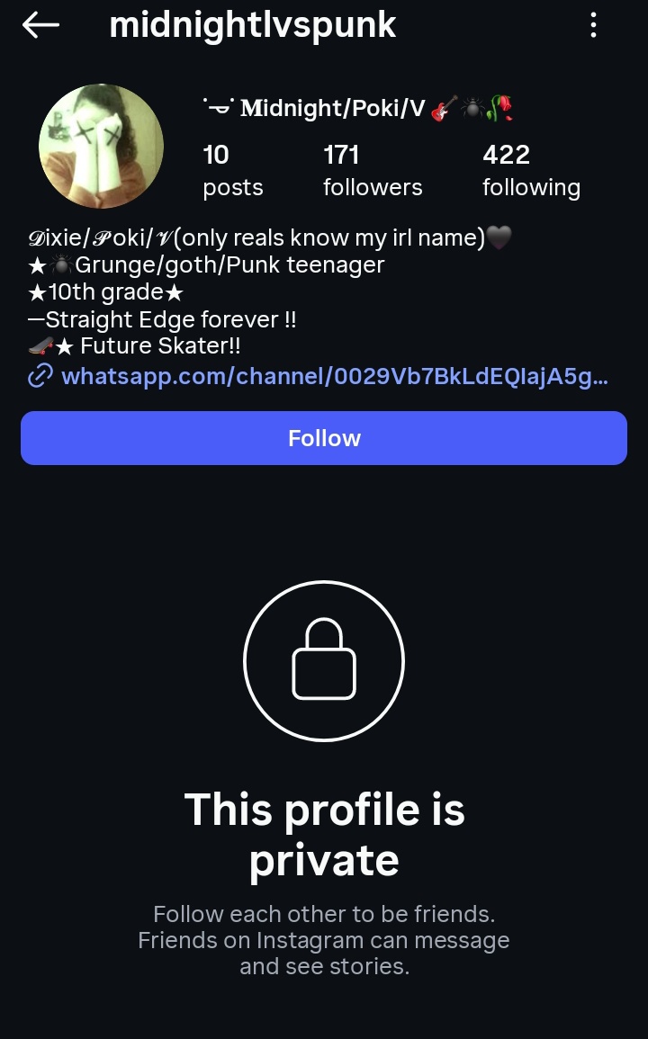 HeWasTenPoki's tweet photo. Y ya con esto cerramos el hilo, no sin antes recordarles que Poki AÚN NO DEJÓ INTERNET. 

Esta es su cuenta de Instagram actual. Por favor, ayuden a denunciarla, ya que al parecer es la única forma que tenemos de que salga de internet: https://t.co/KYKdjoYhsh