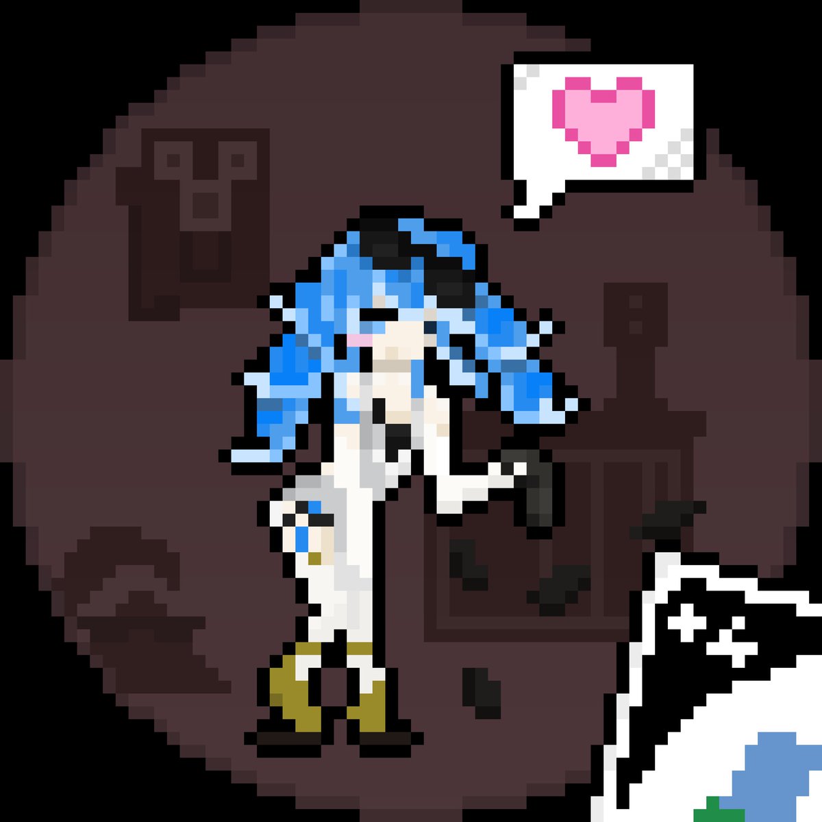 VocaSiBA's tweet photo. #GWはフォロワーさんが増えるらしい
普段は合成音声をメインにドット絵を描かせていただいてます！よろしくです！ https://t.co/hE7ZRCpmgi
