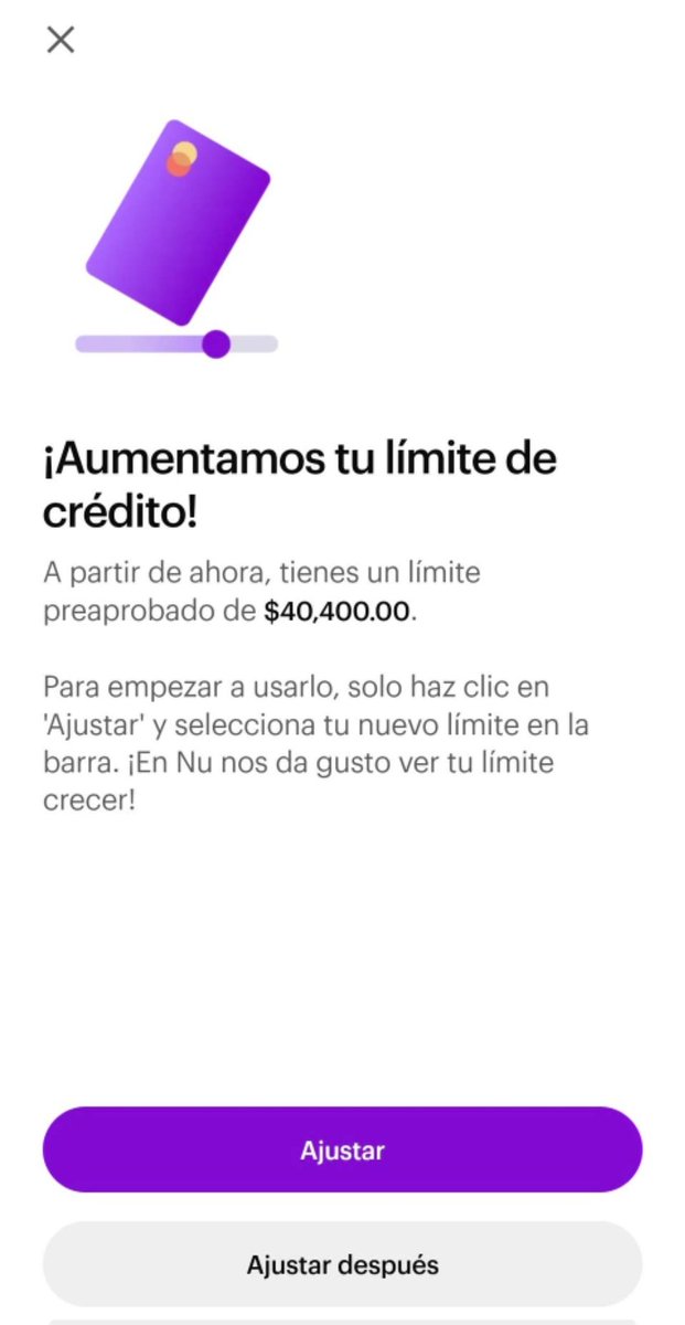 InversionesAld's tweet image. 💜 Nu México está aumentando las líneas de crédito. Por tercer mes consecutivo, hay una nueva campaña vigente.

💬 ¿Cuánto tiempo llevan sin aumentos?

#NuMexico #FinanzasPersonales #TDC #Nu