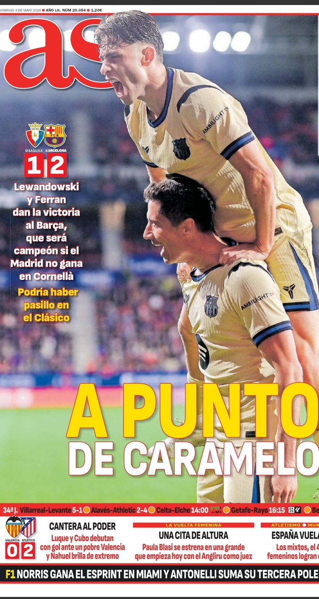 JuanKinka's tweet image. #UEFA 🗞

#España si #RealMadrid no gana #Barcelona es campeón en #LaLiga 

#UK el técnico español #arteta está a punto de ganar la #PremierLeague con el #Arsenal que hace más de 20 años no la gana

#Portugal el #Porto campeón 🏆

@DiarioLaPrensa @LaTribunahn @DiarioDiezHn