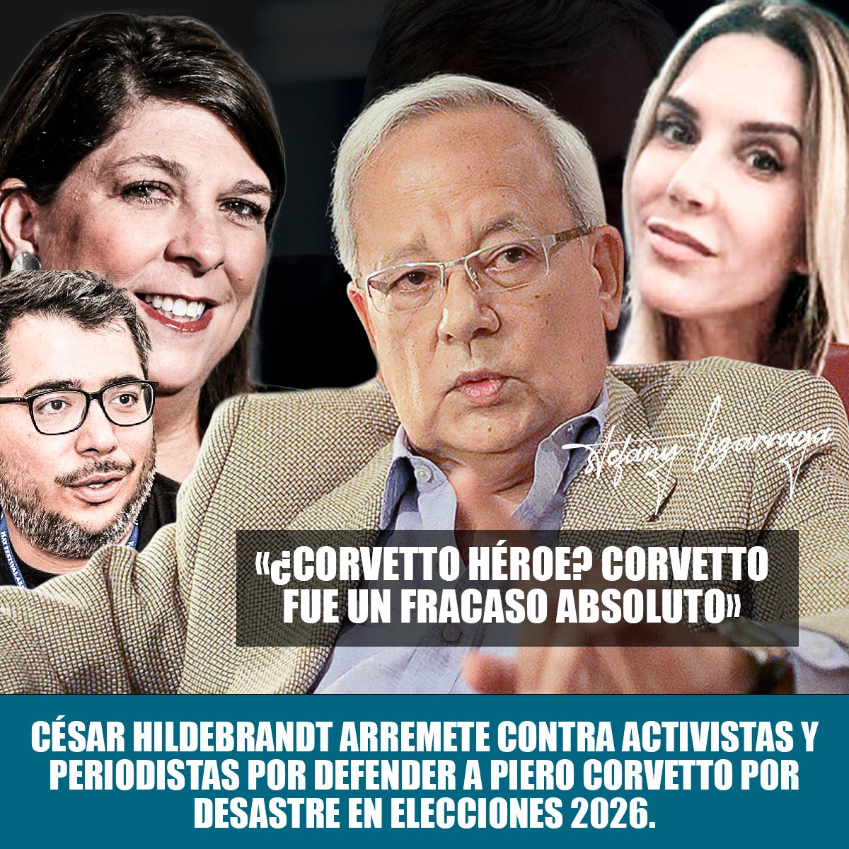 StefLizarraga's tweet image. César Hildebrandt arremete contra la versión de que Piero Corvetto fue un “héroe” y lo califica como un fracaso, cuestionando duramente el manejo del proceso electoral. 

¿Tú qué opinas? 

#Perú #PolíticaPeruana #Debate #Actualidad