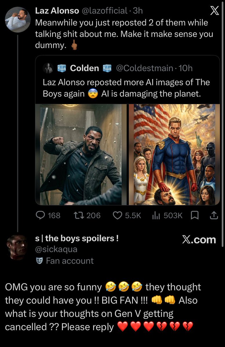 s | the boys spoilers ! tweet media