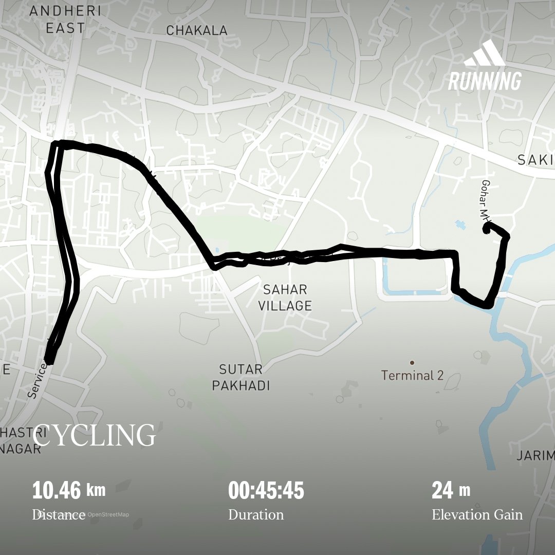 TabishSk21's tweet image. #Campaign: #124O49_CyclingForACause

Distance Cycled on 03-May-2026 =&amp;gt; 10 KMs
Cycling since 17-Nov-2022
Total Distance Cycled in 1264 Days =&amp;gt; 12640 KMs

#WhateverItTakesFromYou
#RideForACause

Upcoming Campaign: #124O49_WalkingToInfosys_PR

@TCS @tatatrusts @TCS_Europe
#TCS #Tata