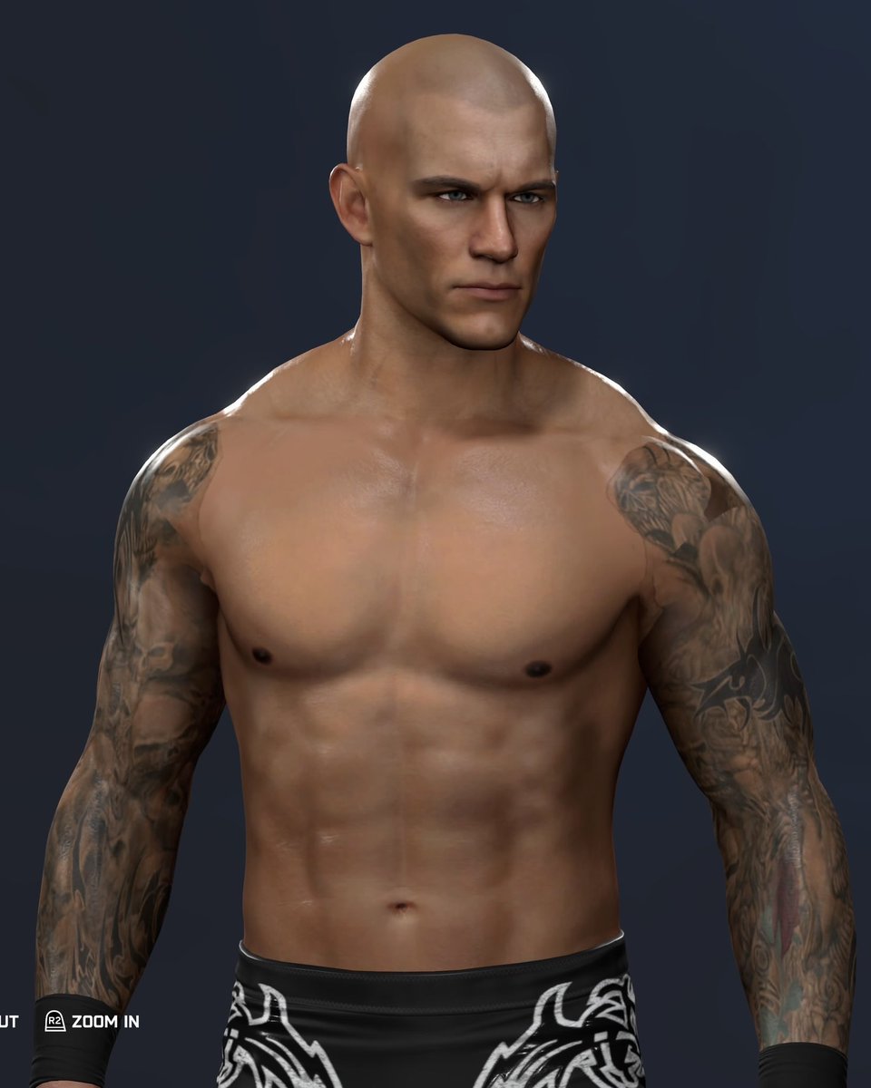 CAWS4FUN2K's tweet photo. Updated Randy orton '09 still fixing his face up a bit but overall proud of how it turned out #WWE2K26 #RKO https://t.co/6RIJVIKGwr
