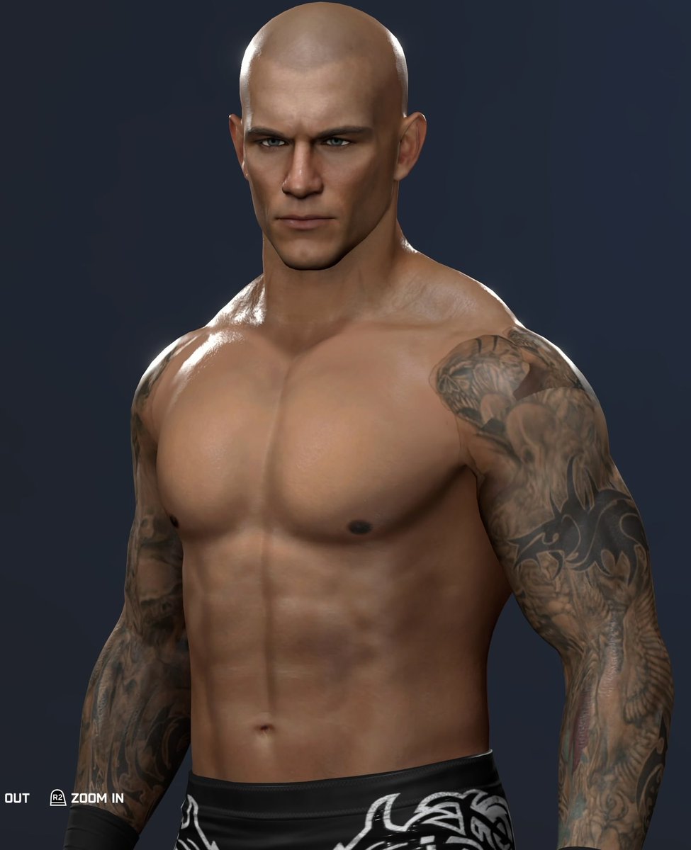 CAWS4FUN2K's tweet photo. Updated Randy orton '09 still fixing his face up a bit but overall proud of how it turned out #WWE2K26 #RKO https://t.co/6RIJVIKGwr
