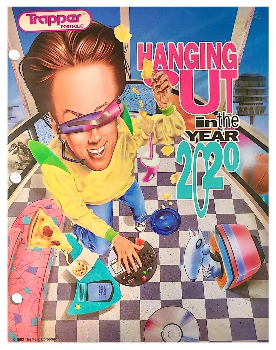 nostalgiaa's tweet image. Hanging Out in the Year 2020 Trapper Keeper, 1993