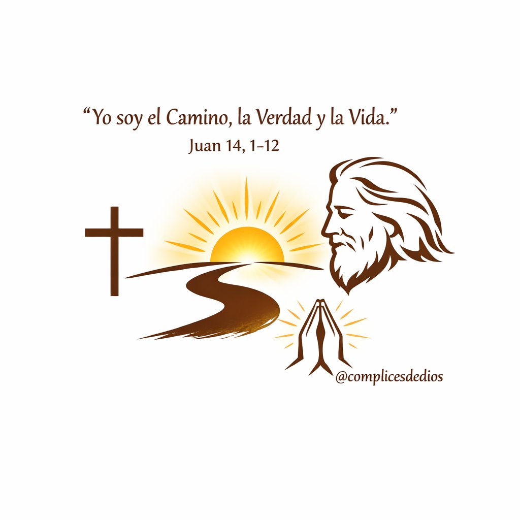GabrielaSPared1's tweet image. #EvangelioDelDía 
#Domingo 
​
​Jesús no nos pide que entendamos todo, nos pide que confiemos en Él. No es una religión de mapas, es una relación de seguimiento
​Él es el Camino cuando estás perdido, la Verdad cuando todo es ruido y la Vida cuando te sentís vacío
