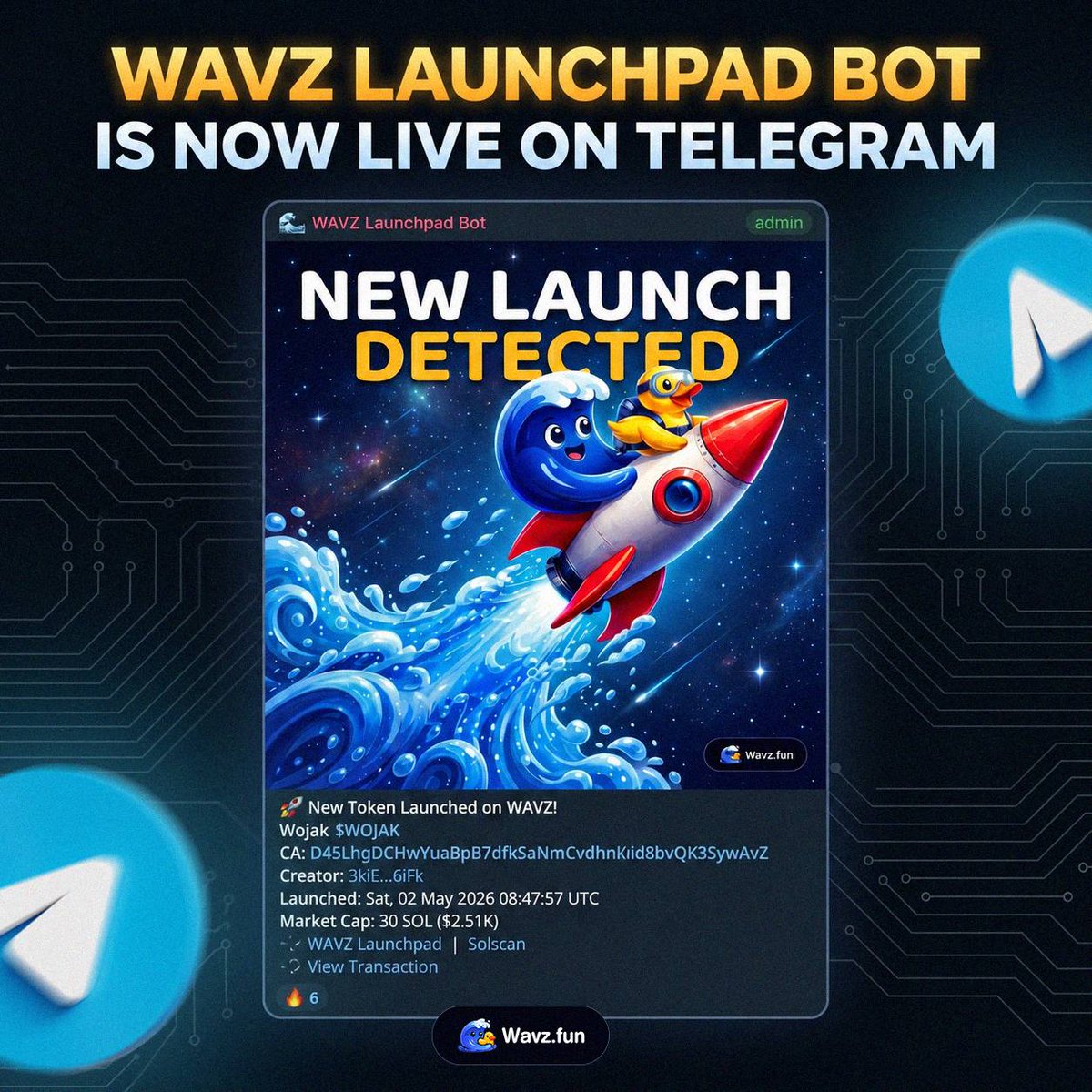 bullrun_186's tweet photo. @eth_exy Thoughts on $WAVZ real quick?

Launch model actually makes sense
No speed edge
Better distribution
Less bot advantage
Holders get a cut of revenue

Feels like a step up from the usual chaos on https://t.co/tDVzuqEOPl
Still early this is how real runs start
https://t.co/Z2dEWjBEvd https://t.co/N9vdR1H998