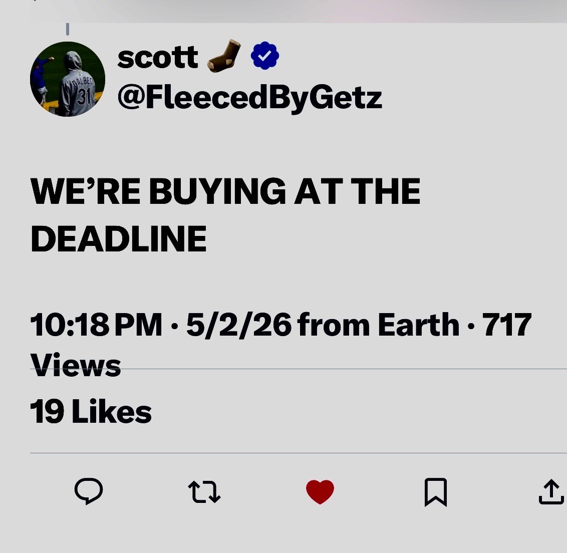 DaLuvFam5's tweet image. FYI…
Scott is CORRECT‼️
ENJOY YOUR WEEKEND
“Ride the Snake…”
     - @chorizy
 
Let’s. Fucking. Go.