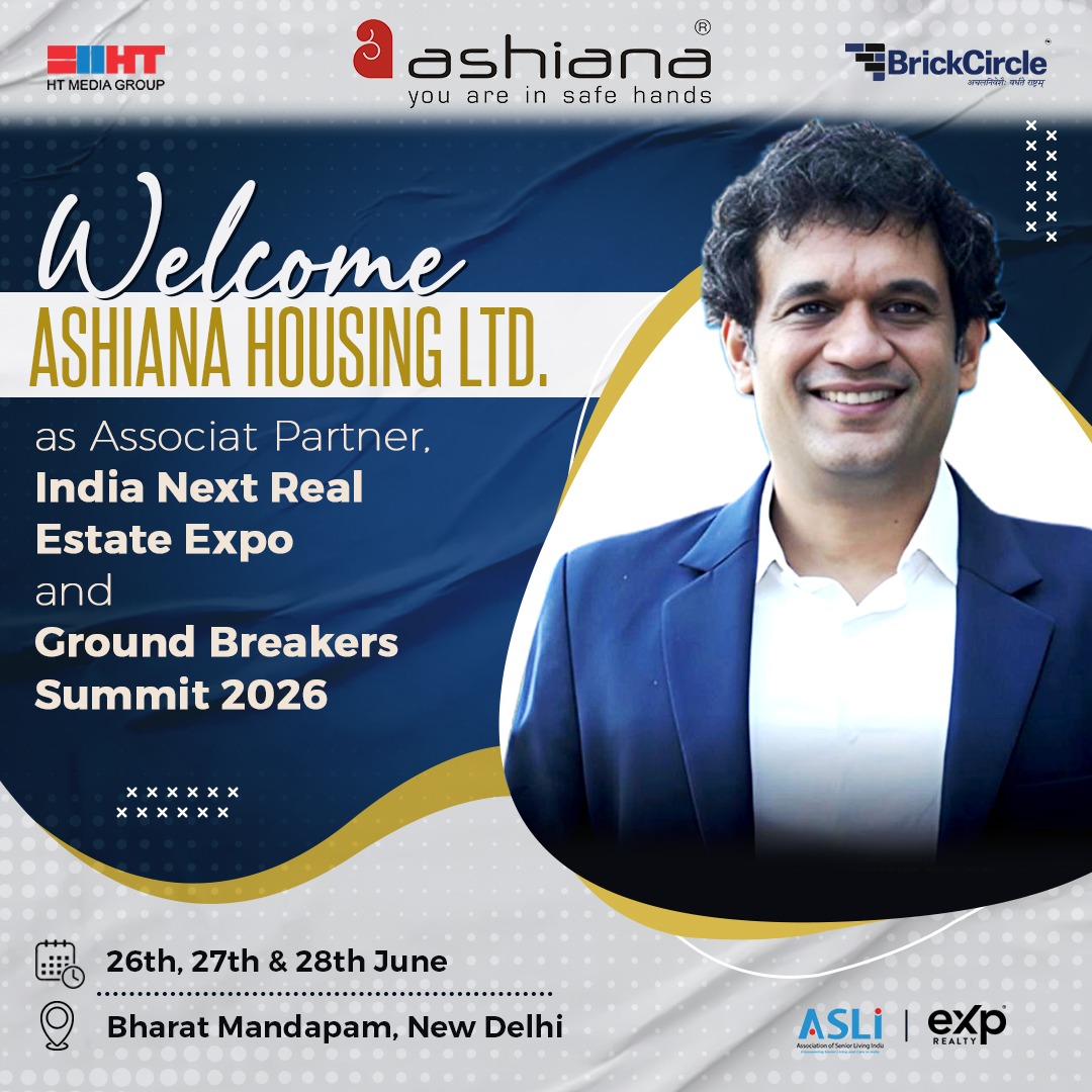 TheBrickCircle's tweet image. BrickCircle Welcomes @Ashiana_Housing  as Associate Partner. India's Next Real Estate Expo and Ground Breakers Summit 2026 

@anilmundhe111 @live_mint @hindustantimes @Ashiana_Housing @ht_media_group 
@expglobalindia @asli_seniorliving_india
#NCR #RealEstateInvestment