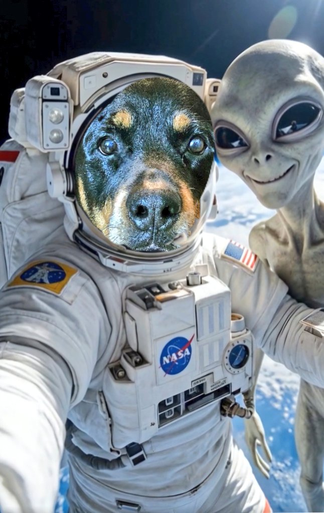annielynnshea's tweet image. May 2: National Space Day

"Well, pals, I made it back from Fairytale Land only to find myself celebrating National Space Day IN SPACE! This guy seems nice though. Maybe he'll help me get home again." 🐾🐾

#PostAFavPic4VioletMay26
#DogsofTwitter
#DogsofX
