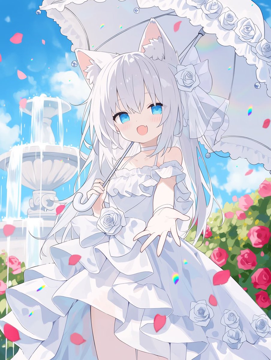 ComikeMaster's tweet photo. ゴールデンウィークの薔薇の花ねこみみ🌹🐈 https://t.co/z5AW7mUgKl