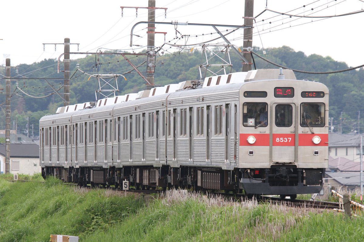 AU75GM's tweet photo. かつて、両端の先頭車とその隣の中間車とでMMユニットを組んでいた8500系が4連になったと聞いて、全電動車の4連爆誕や！と思いきや、サハを挟んだ3M1T編成。あれ、MMユニットは？と調べてみたら、8000系と同じくM1系車(パンタ付きデハ)は単独M車としても使えるシステムだそうで…

#こどもの国線 https://t.co/wqYtLCa7vD