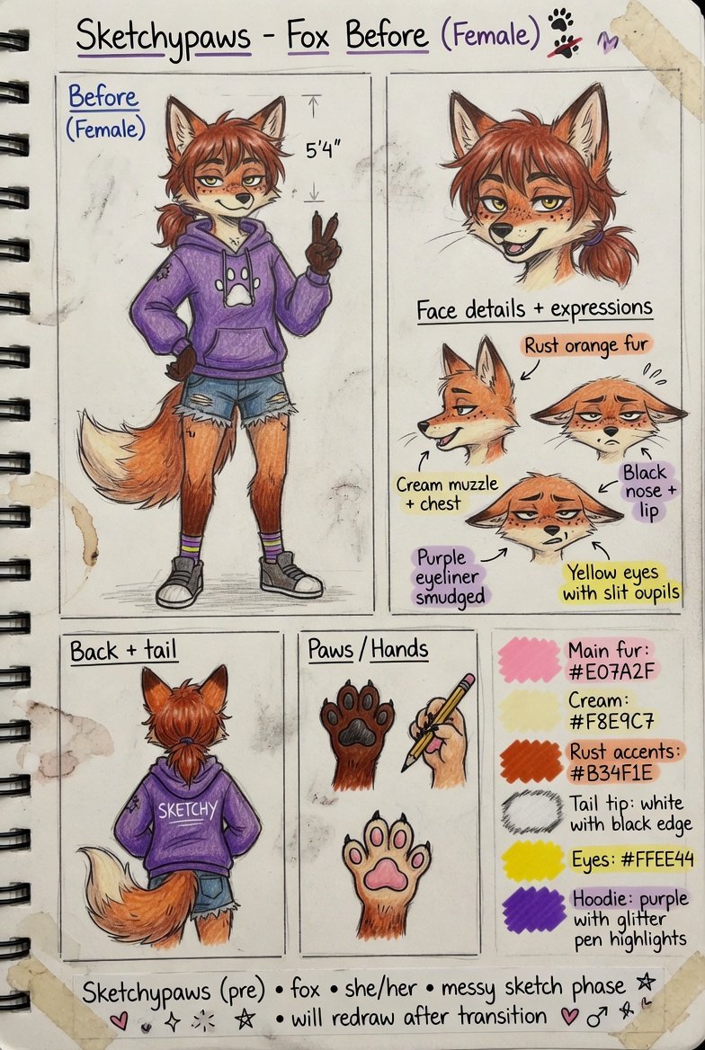 Rlindsey85's tweet image. Sketchy ref #furry #oc #fox #ref
#violet