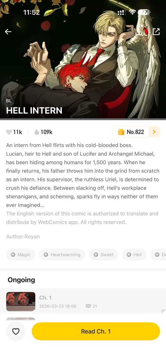 #HellIntern Chapter 11 updated!
Read here:
comi.life/1HsHq9