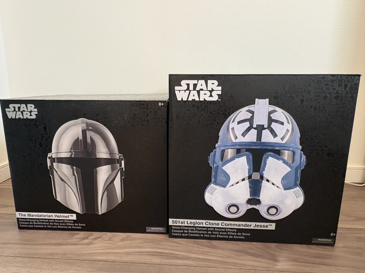 ディズニーストアのマンダロリアンのマスク届いた！クロームメッキが