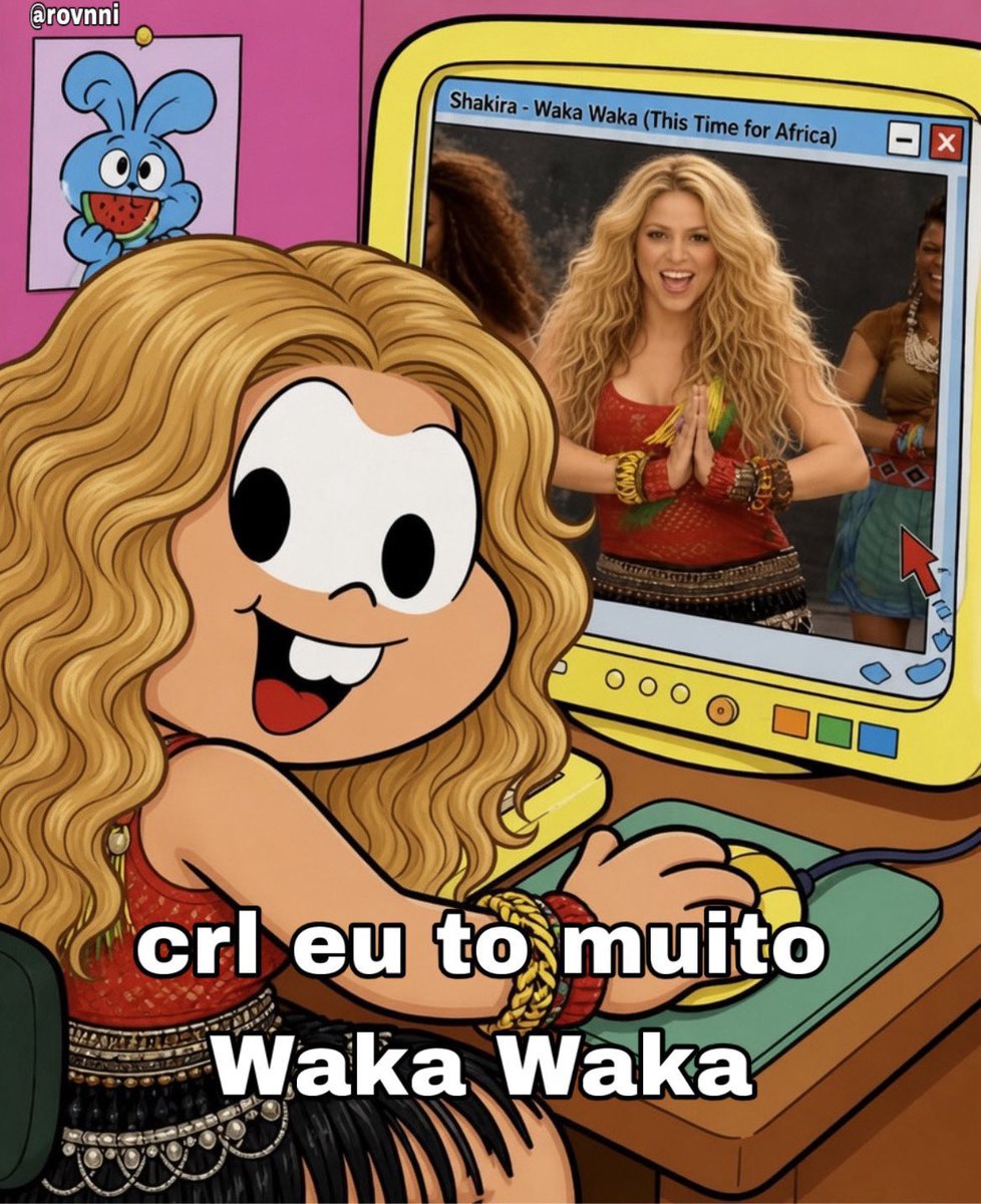 LeoJulioS2's tweet photo. Meu momento WAKAAAA COPA COPAAAA  #ShakiraNaGlobo https://t.co/Newuylun5s
