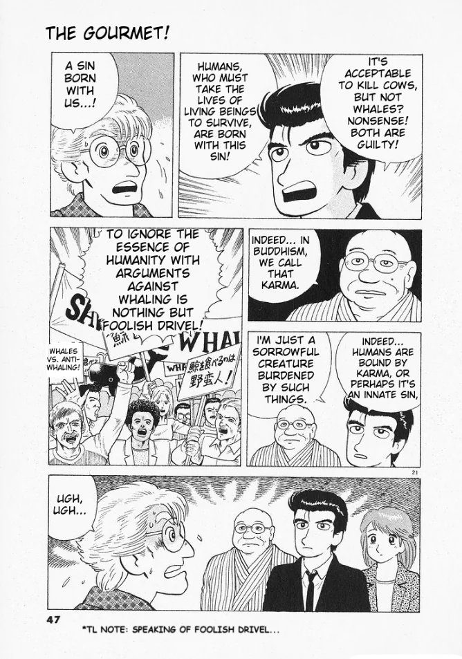 This 1980s Japanese manga makes a case for eating whale meat. What do you think?