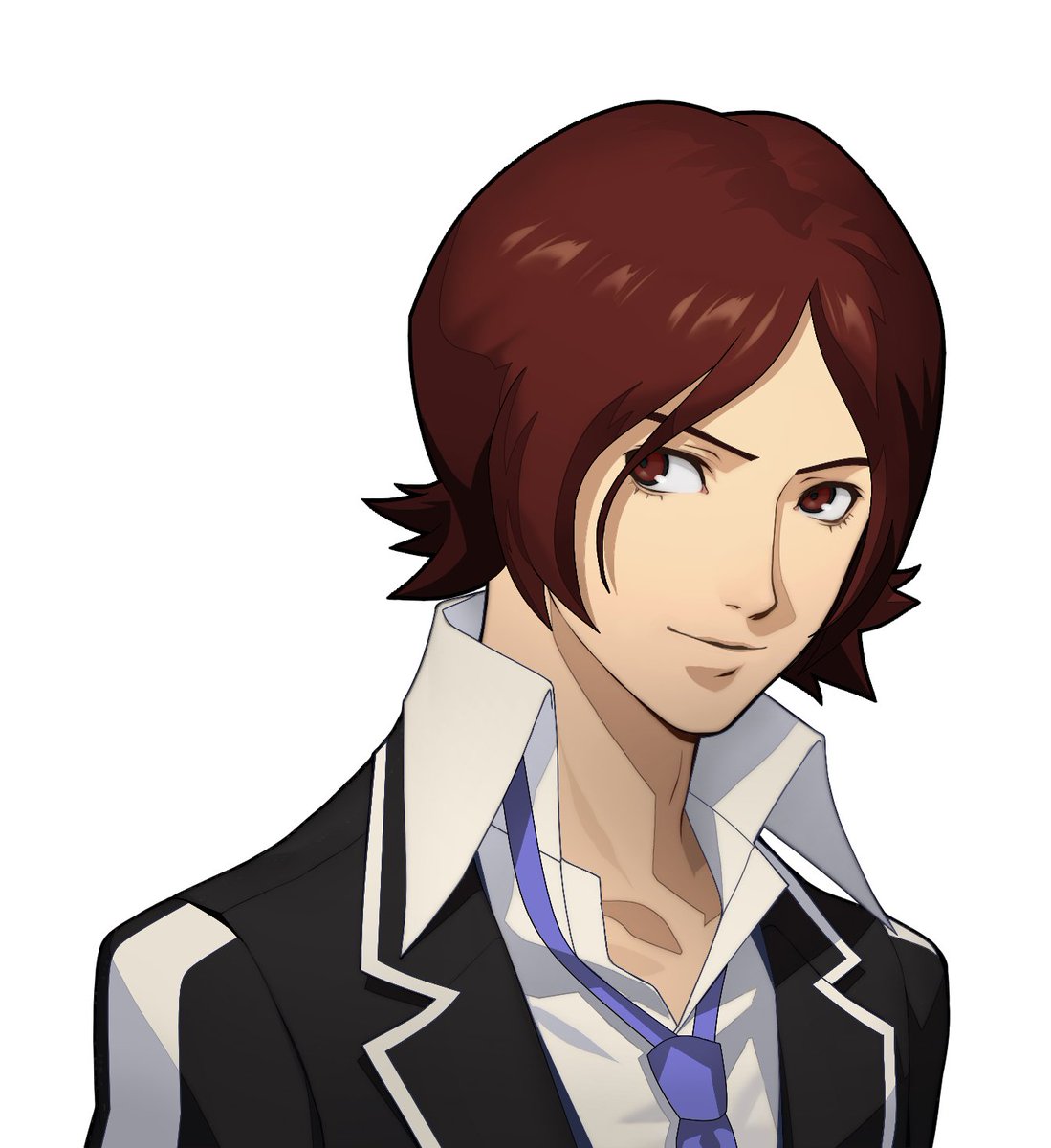 i didn't completely draw him from scratch i edited akihiko's head and junpei's body but here you go