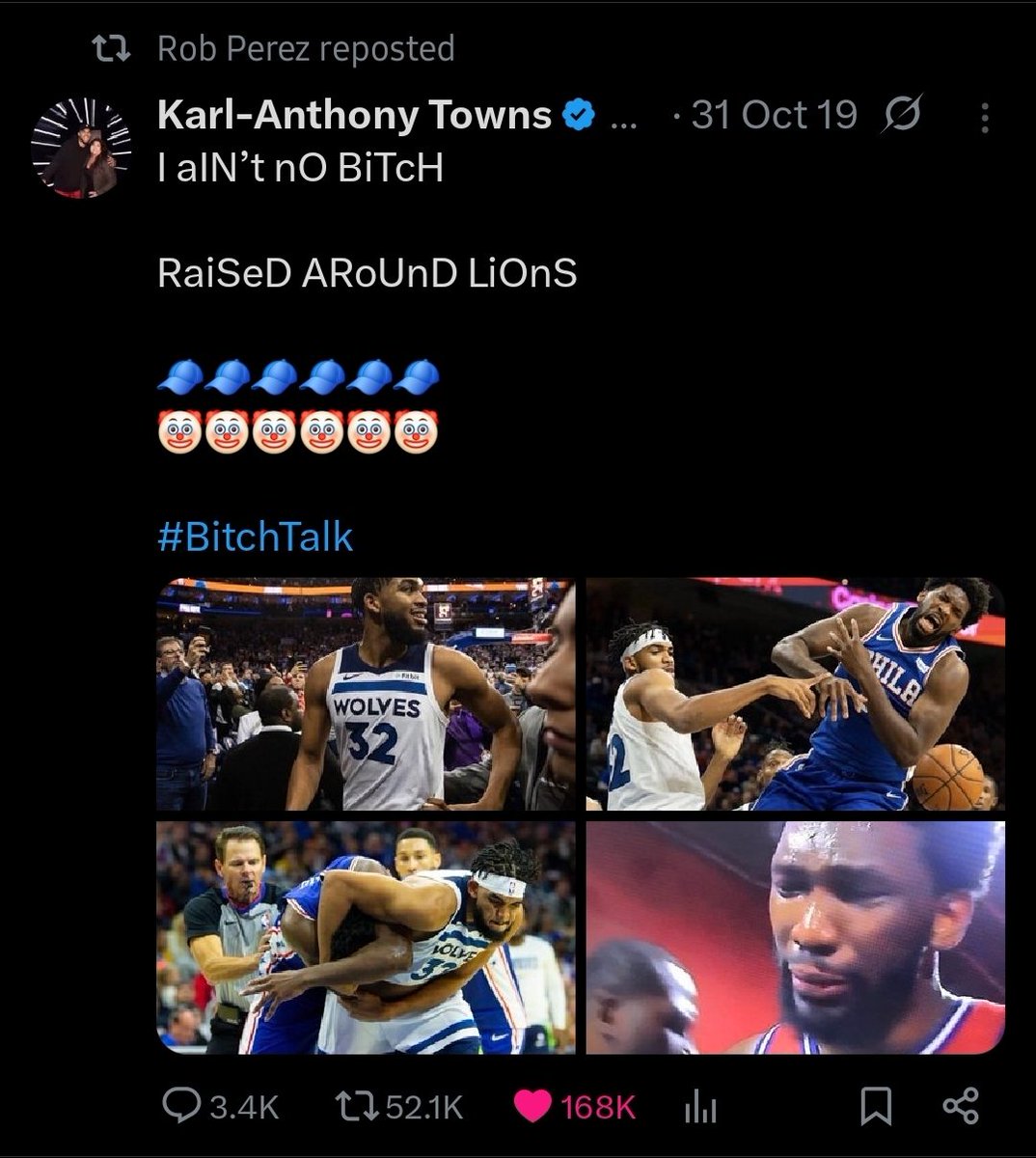 NotVisitant's tweet photo. @WorldWideWob stoking the flames to start the pre-series lol https://t.co/eizUM3QVps
