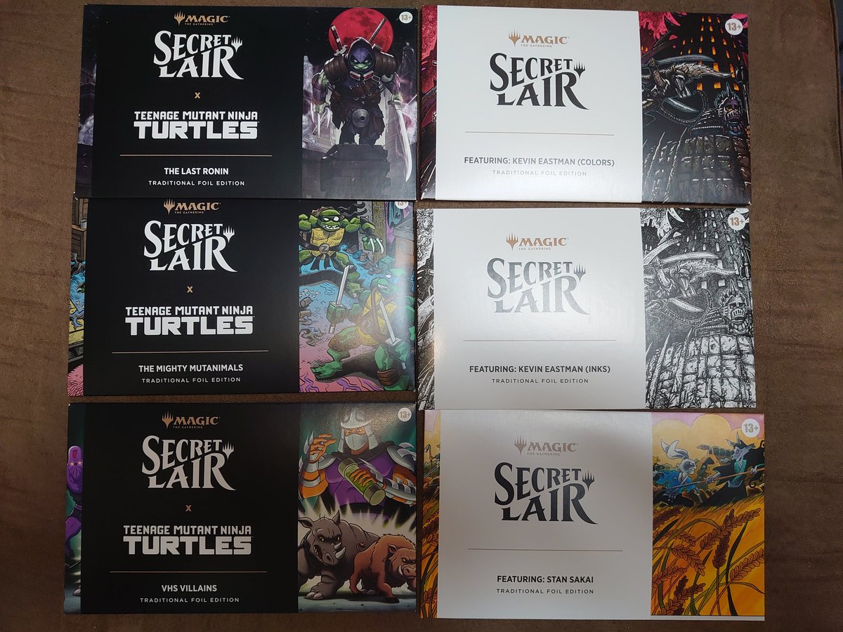 ni_Da0703's tweet photo. 今日の購入品。Secret Lair Totally Tubulair Superdrop Turtle Power Foil Bundle。 https://t.co/NRDhD971dX