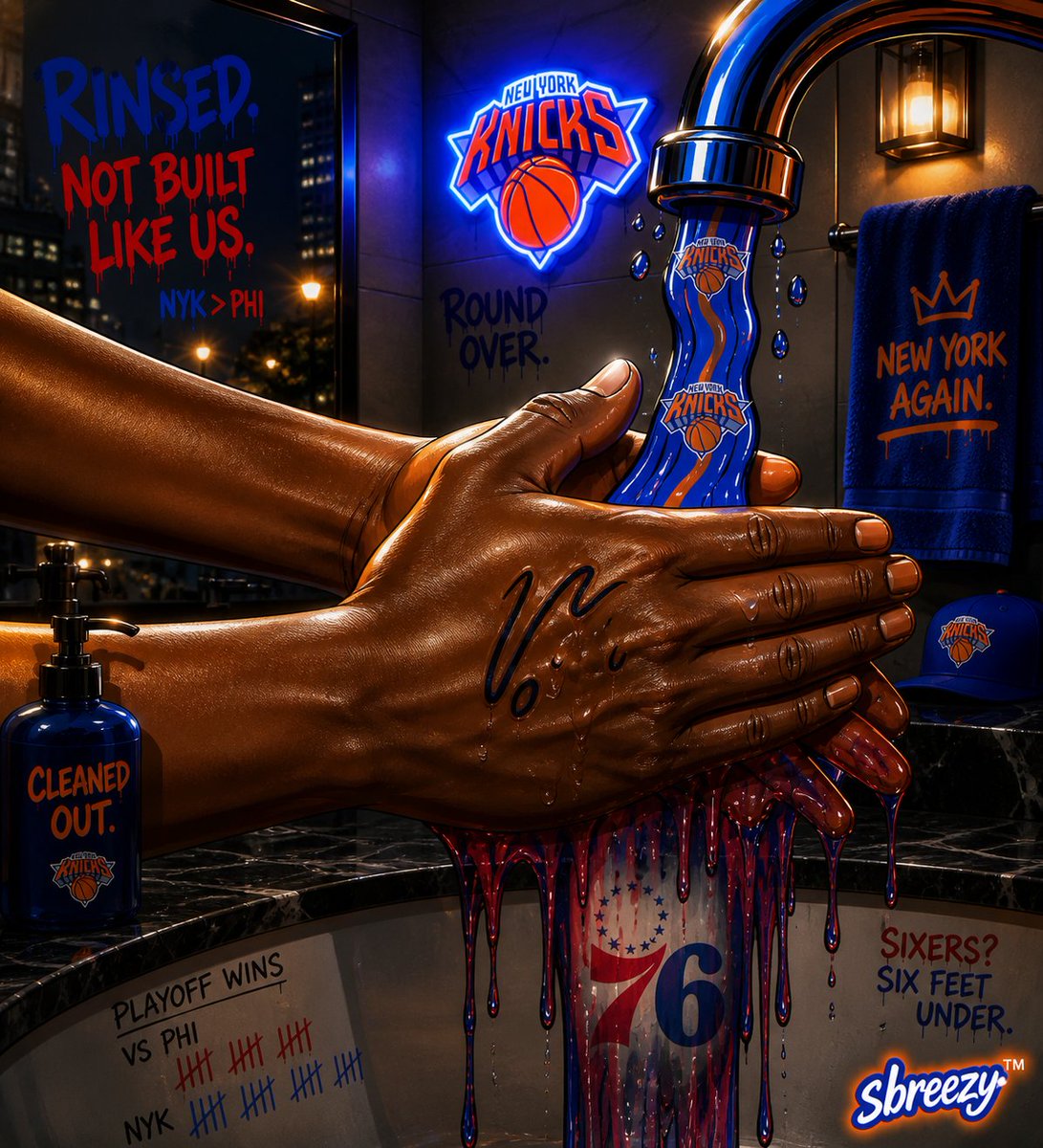 shanden1125's tweet photo. GN ๐๐๐๐ค๐ฎโ๐จ๐ฎโ๐จ๐ฎโ๐จ๐ค๐ค๐ค๐ค๐ค๐ค #ALWAYSKNICKS #NEWYORKFOREVER
#RINSED #NYKOVERPHI #FUCKPHILLY #138TO89 #SMOKEPACKPHI #SIXERSPACK #CLEANEDOUT #NOTBUILTLIKEUS #ROUNDOVER #BXTAKEOVER #KNICKSTAPE #PHILLYWASHED #GARDENWARZONE #EMBIIEDGOTCOOKED #BRUNSON31 #NYRUNSTHEEAST #SBREEZY https://t.co/fryWywlZH0