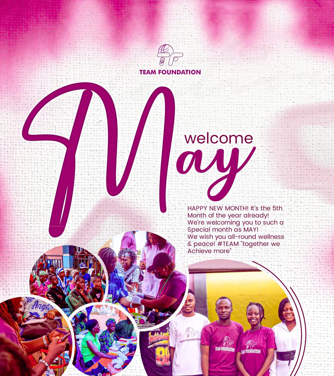 Tea_mfoundation's tweet image. May is here, and with it comes fresh strength, new opportunities, and a deeper drive to make an impact 🤍✨

Here’s to a month of wellness, growth, and impact 🌸
Together, we achieve more.

#NewMonth #MayWithPurpose #TeamFoundation #CommunityImpact #TogetherWeAchieveMore