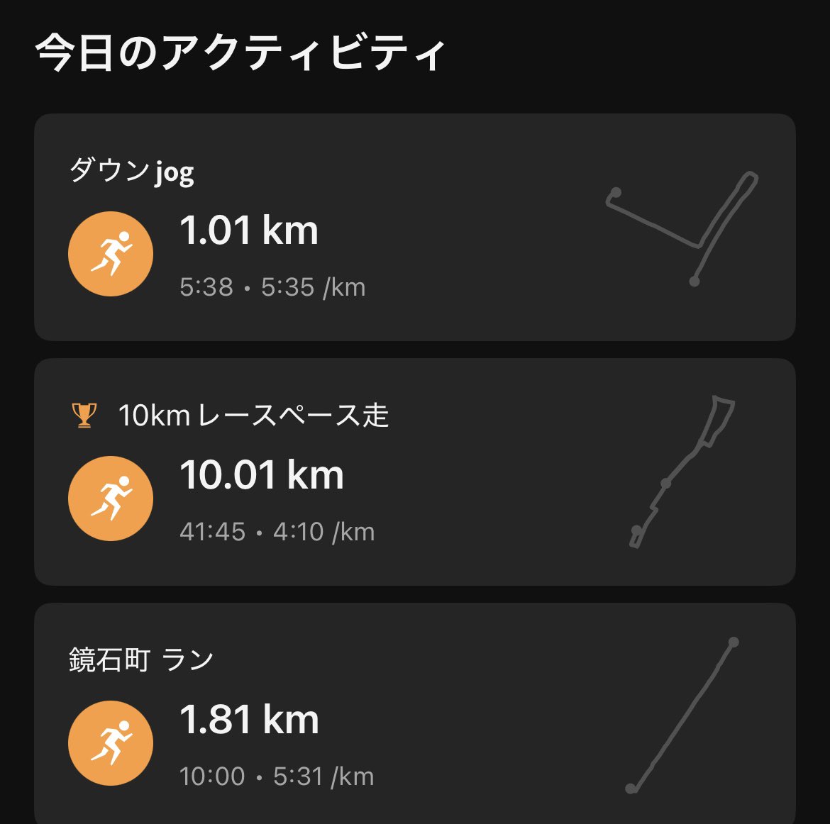 papaz(ぱぱじぃ)@5/10仙台国際ハーフ→6/21花火の里浅川ロードレース tweet media