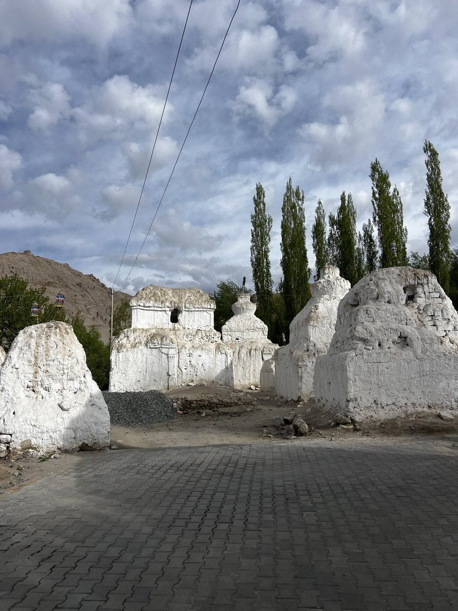 Espressobae1's tweet image. Blessings older than the wires above them. #blessed #chorten #grateful