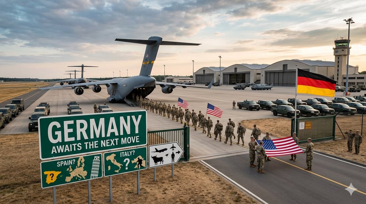 Monir6159's tweet image. BREAKING: U.S. Military Footprint in Europe Set to Shrink?

👇 Read the full analysis below.
monirweb61.blogspot.com/2026/05/us-tro…

#BreakingNews #Military #USA #Europe #Germany