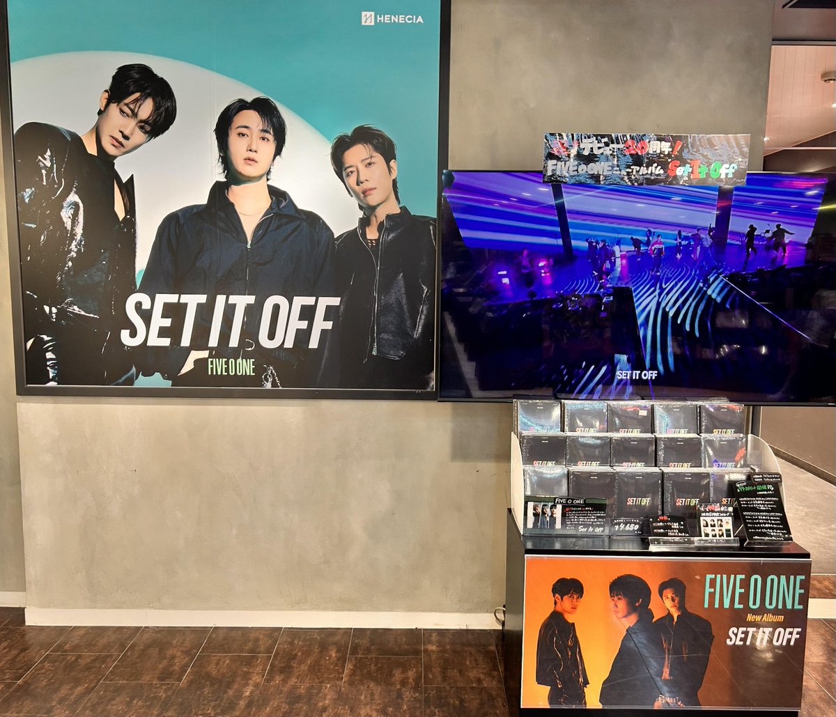 タワ渋kpop】 FIVE O ONE『Set It Off』 タワレコイベント対象商品