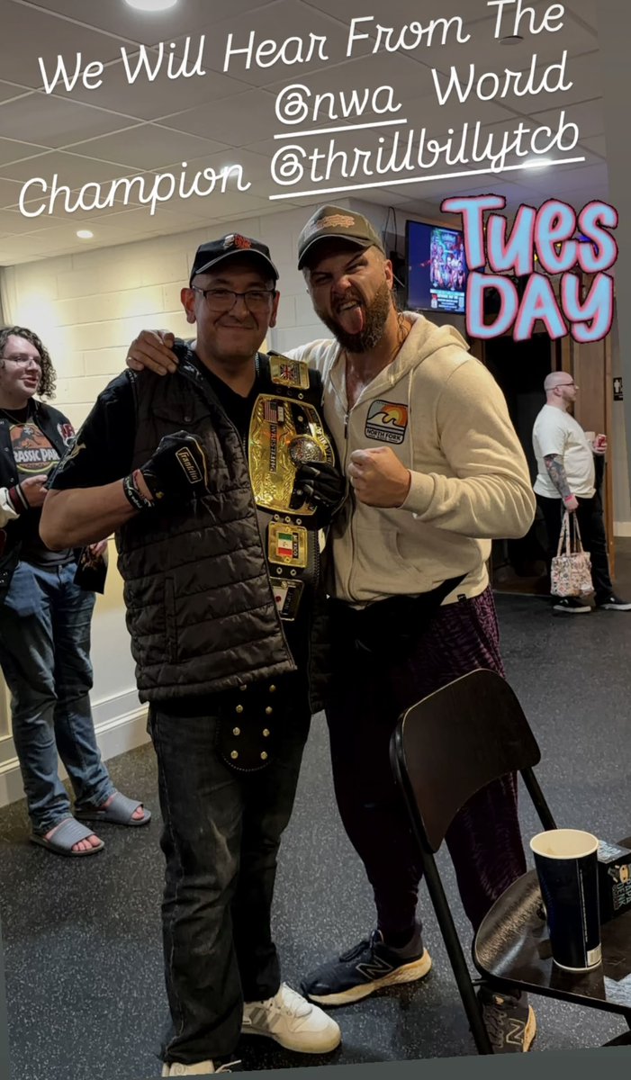 PapaDenk's tweet image. This Tuesday!! We Hear From The @nwa  World Champion!! @ThrillbillyTCB !!! #nwanyiocha  #sports  #wrestling @Billy @JoeGalliNews  @CazanaJoe
