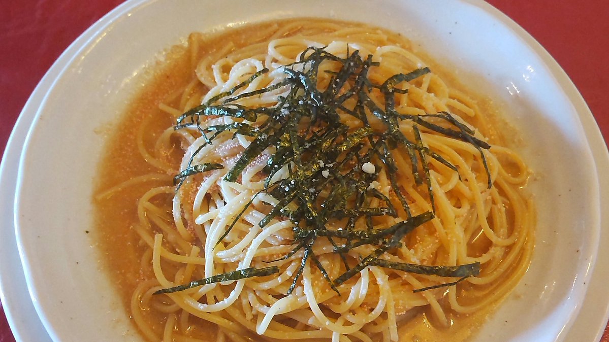 美味しすぎたあ🤤 和風たらこパスタうまぁぁあ🍝 #パーラーヤマト八雲