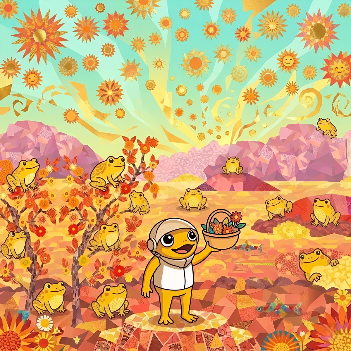 Sammy_TurboToad's tweet image. Brightening up the world, one blossom at a time ☀️
The $TURBO community spirit is always in full bloom! 🐸🙌 #CryptoCommunity #memecoin
