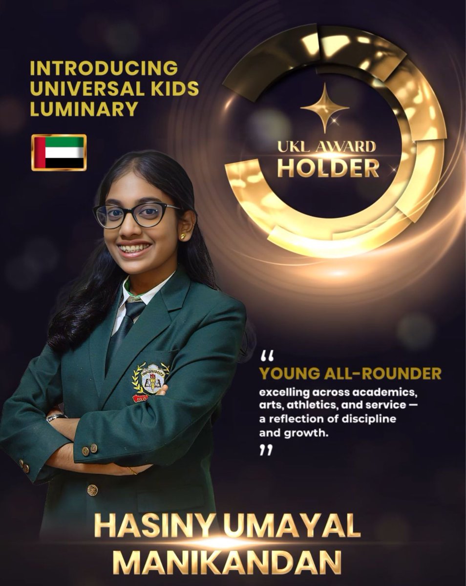 dpsshj's tweet photo. Our exceptional young achievers have been recognized by @uklawards for their outstanding skills, creativity, and dedication. Zeyad, Kashika, Hasiny, Aarti, and Veer—you make us proud! Here's to dreaming bigger and inspiring others.

#UKLAwards #dpsshj @Interstar_AE  #AllRounder https://t.co/Un9we6Jcow