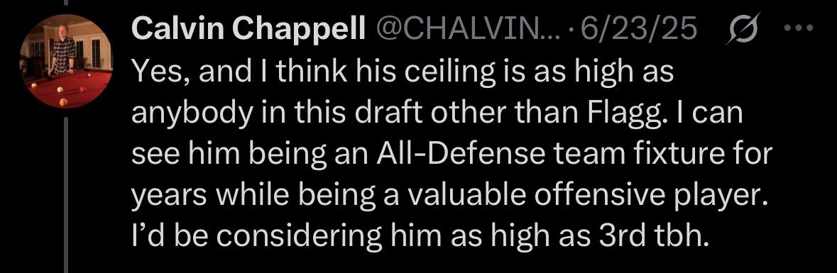 Calvin Chappell tweet media