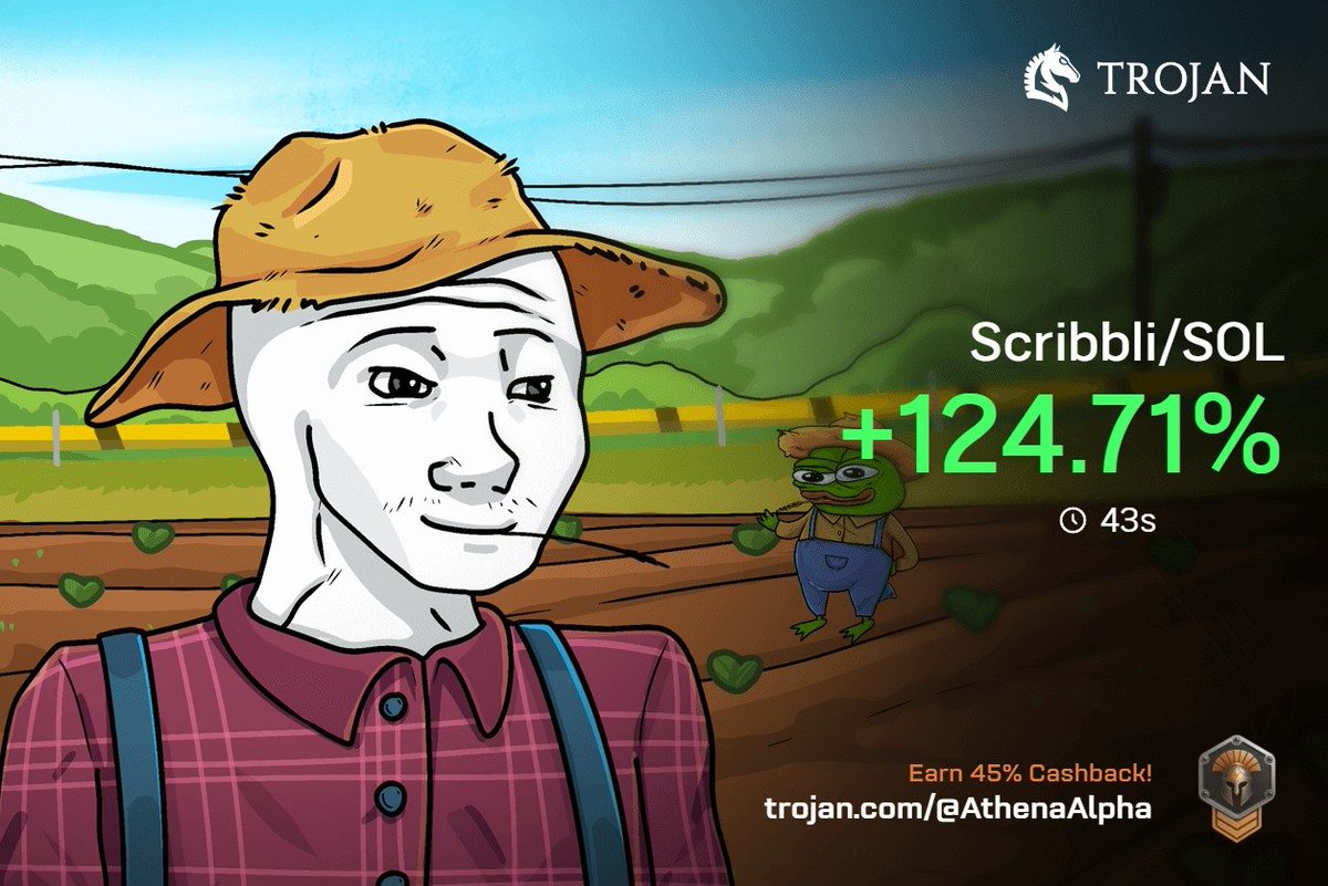 AthenaaCabal's tweet photo. The Best Terminal in the Game @TrojanOnSolana 
45% cashback
Fastest execution
Daily raffles &amp; jackpots ($1000+)
Most rewarding referral system
New features rolled out almost every day

Get a 10% fee discount when you sign up: https://t.co/Gr2W6tHyPU https://t.co/JaBONHYizS