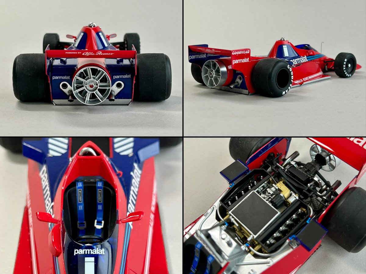 LKtqbCc0ZtCIzVV's tweet image. Brabham BT46B (Fujimi 1/20) : 1978 Swedish GP Winner

9ヶ月もかかったけど完成しました〜😆
70年代のF1ダウンフォース争いの徒花的マシンで御座います🧐
反則となったリアファンの迫力が凄い😲
次回はTAMIYAのLancia Stratos Turbo 1/24の予定です😊

#CarModel