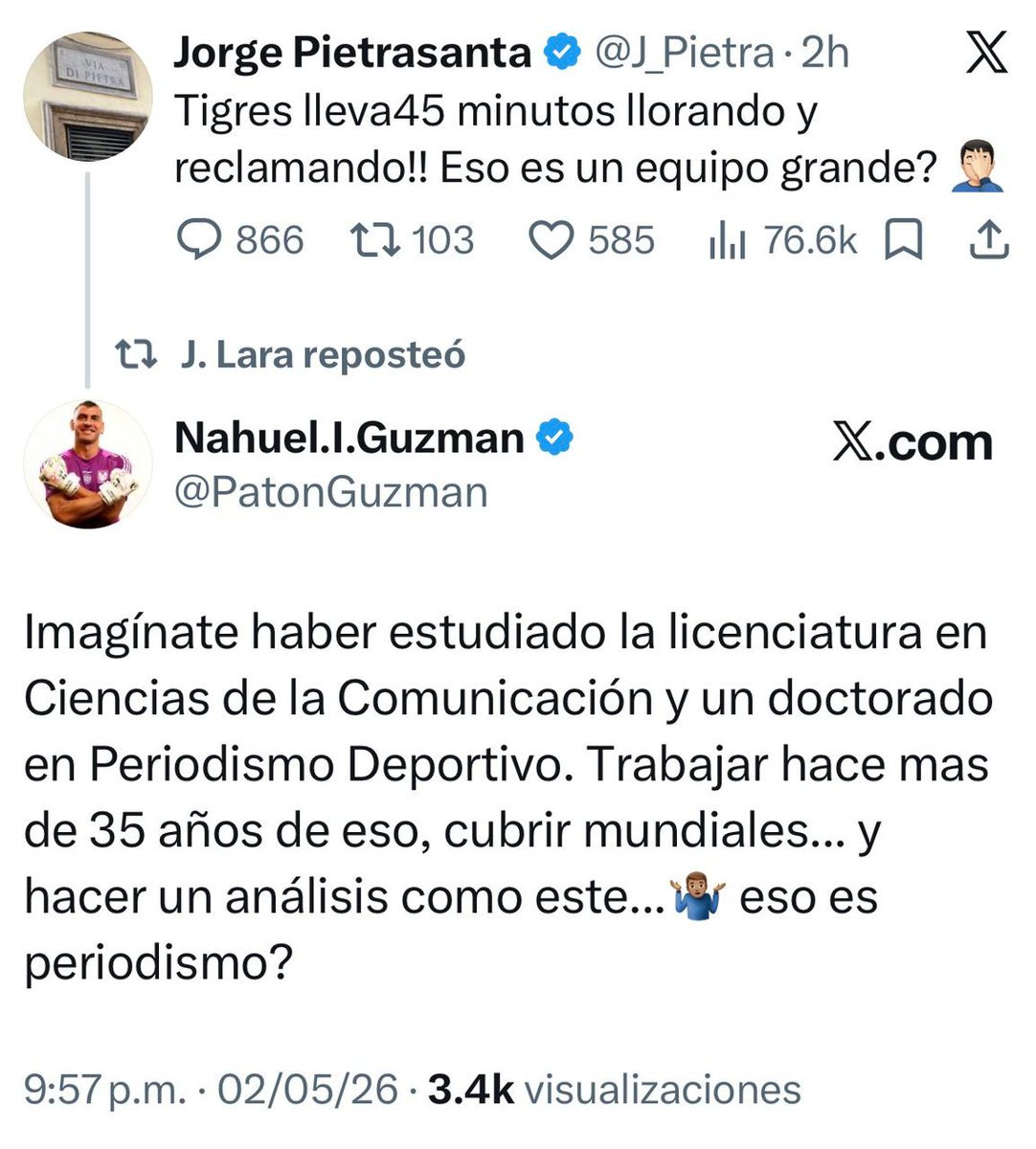 San Cadilla El Norte tweet media