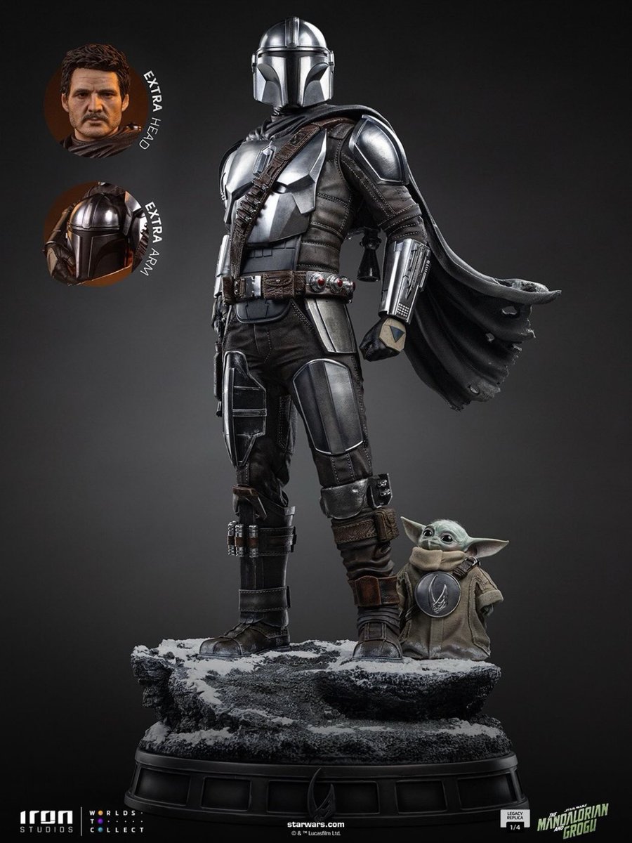 アイアンスタジオ スターウォーズ マンダロリアン 1/4 フィギュア 🄽🄴🅆🅂アイアンスタジオが『マンダロリアン・アンド・グローグー』版