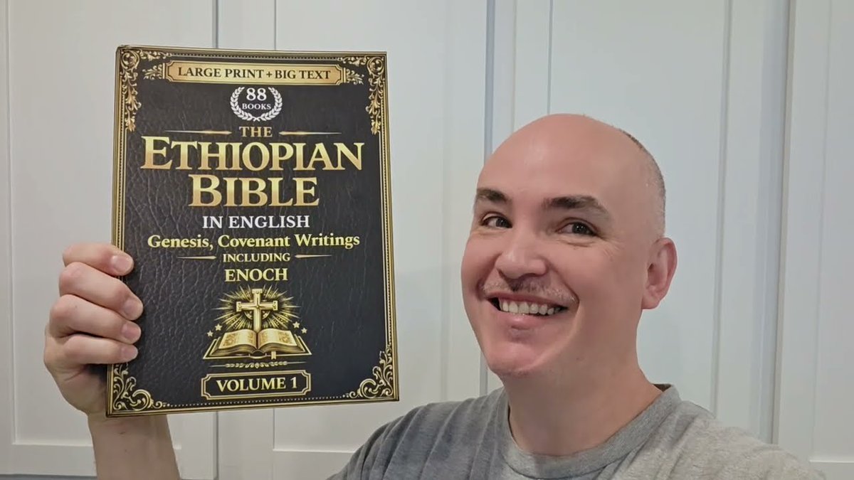 THEGREENCABBY's tweet image. EASY-TO-READ FULL-TEXT? Ethiopian Bible in English 88 Books Volume 1 Review Unboxing Gabriel Tesfaye
youtu.be/rti6DVsJ5Mo

#ethiopianbible #productreview #review #amazonreviews #amazoninfluencer #bookreview #amazonreview