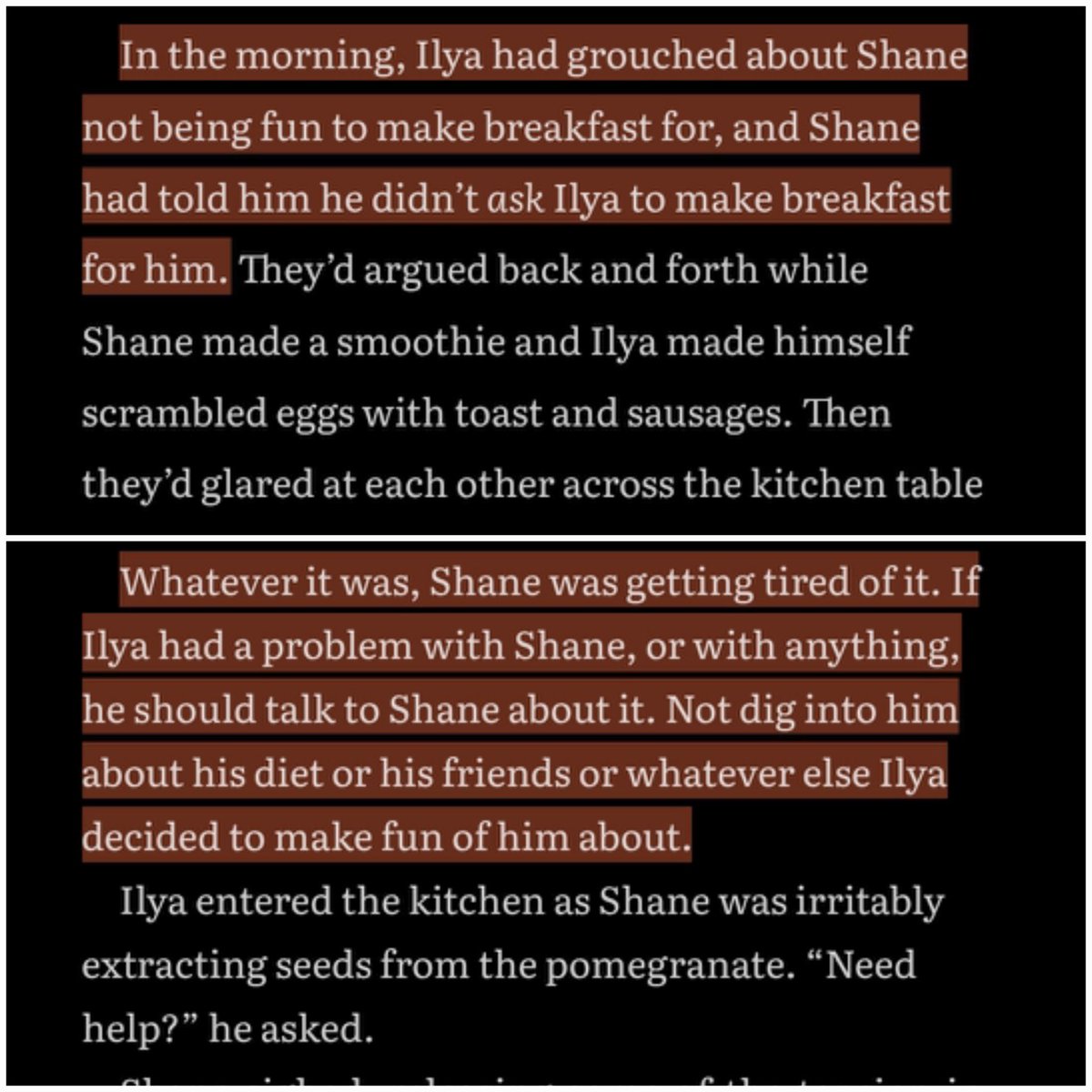 Steph190891's tweet photo. Rachel can say it’s a ‘performance diet’ all she wants, but tbh it shows shane’s restriction, guilt, obsession and pressure. You can’t write those patterns in detail and then act surprised people took it seriously. https://t.co/BdS3t91yUi