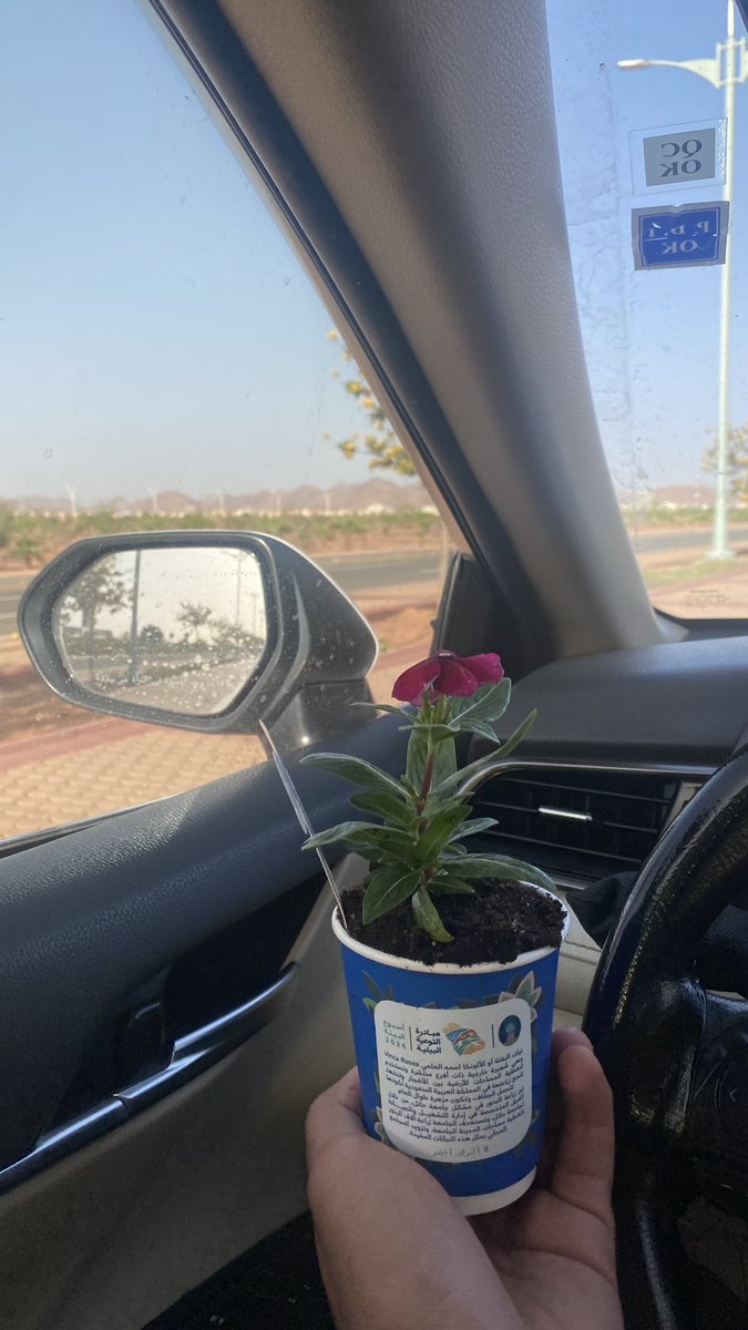 m89da's tweet photo. في مبادرة توعوية عن اهميّة البيئة في منطقتنا وجامعتنا وضمن اسبوع البيئة وفي صباح يتجلى يتم توزيع vinca Rosea التي تعتبر من ضمن انجح النباتات التي تتحمَّل طقسنا وبيئتنا وهي من ضمن الا��هر التي تتحمل الجفاف والحرارة مُبادرة تُشكر عليها جامعتنا 🌿🤍.
#اسبوع_البيئة
#جامعة_حائل 
#Uoh https://t.co/8c6wr75xYz