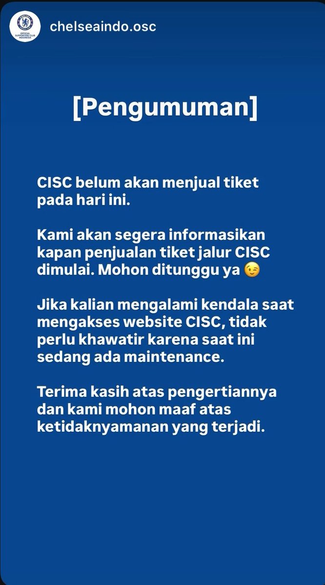Chelsea Indonesia | Chelind tweet media