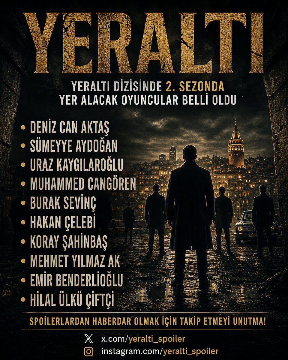 Yeraltı Dizi Haberleri tweet media