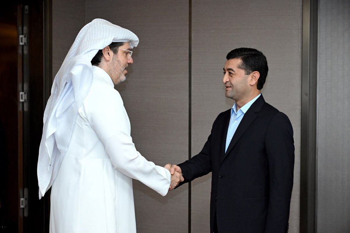 FM_Saidov's tweet photo. Pleased to meet with Mr. @yaserob, CEO of @SudairPharma, during our visit to the Kingdom of Saudi Arabia.

Discussed opportunities for cooperation in the pharmaceutical sector and localization of production.

Invited the company to explore the opportunities of Uzbekistan’s market and to participate in the upcoming 5th Tashkent International Investment Forum.

Look forward to achieving mutually beneficial outcomes.

***

Saudiya Arabistoni Podshohligiga tashrifimiz doirasida “Sudair Pharma” kompaniyasi bosh direktori Yasser Ibrohim al-Ubayda janoblari bilan uchrashishdan mamnunmiz.

Muloqotimiz davomida farmatsevtika sohasida hamkorlik imkoniyatlari va ishlab chiqarishni mahalliylashtirish masalalarini muhokama qildik.

Kompaniyani Oʻzbekiston bozori imkoniyatlarini oʻrganishga va yaqinda boʻlib oʻtadigan V Toshkent xalqaro investitsiya forumiga taklif etdik.

Oʻzaro manfaatli natijalarga erishishga ishonamiz.
