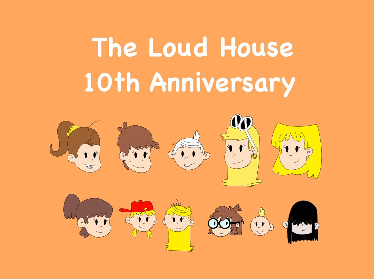 Natalie94543776's tweet image. Happy 10th Anniversary to the Loud House! #theloudhousefanart #theloudhouse #theloudhouseart #nickalodeon